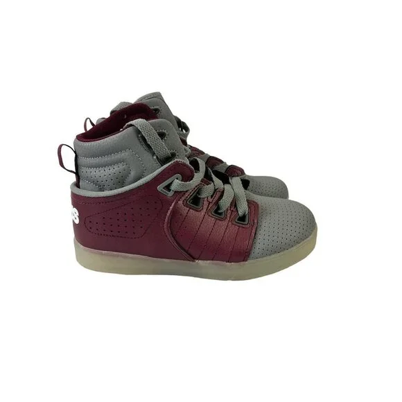 Osiris Burgundy & Grey Shoes - Picture 2 of 9